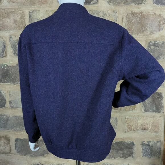 vintage James Pringle of Scotland wool coat Woman's size 14 Blue - Picture 6 of 16